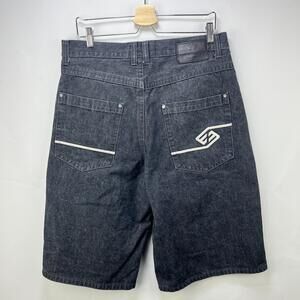Vintage Y2K ENYCE Sean John Jorts Denim Shorts 36 Baggy